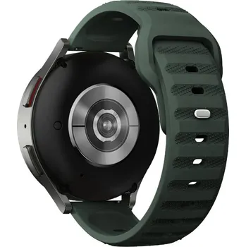 Perforovaný strukturovaný řemínek 20mm Barva: armádně zelená