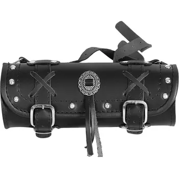 Zavazadlo na motocykl TXR Kožená rolka na motorku V5 Standard (Zapínání pomocí dvou přezek, řemínky pro upevnění, vyrobeno v EU)