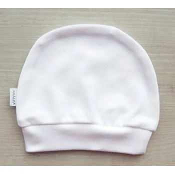 Kojenecká čepice AMÁLKA Bílá, kojenecká, bavlněná čepička Velikost: 62-68