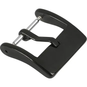 Řemínek na hodinky Černá ocelová přezka k řemínku na hodinky 14 mm