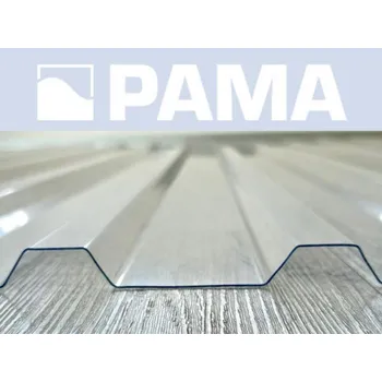 Průsvitná krytina PALRAM Polykarbonát pro prosvětlení trapézových plechů 260/50, tl.1mm, š.1079mm, d.6000mm, 2xUV