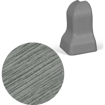 soklová lišta NOVÁK Vnější roh k soklové liště MDF 40x20 Dub grand šedý, 1 ks M08-AMZR002