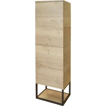 Tektit - závěsná skříňka vysoká s kovovou konstrukcí, levá CP16/Lxy