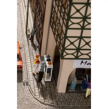 Modelová železnice NOCH 60342 H0 Lepenka 3D - chodník dlažební kostky 24mm 83cm NO60342