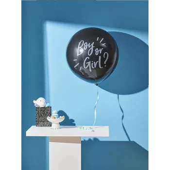 Sinsay - Balónek na gender reveal s modrým konfetím - modrá - 208BO-05X - 208BO-05X-ONE-1