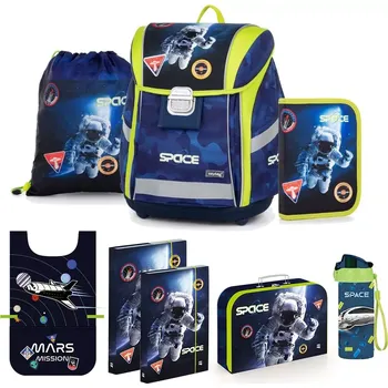 Školní batoh Školní set 8ks PREMIUM LIGHT Space astronaut