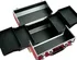 Kosmetický kufr APT Kosmetický kufr se vzorem CA4D 31,5 x 21 x 26 cm červený