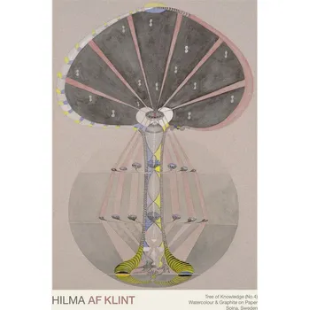 Plakát Plakát, Obraz - Tree of Knowledge Series (No.4 out of 8) - Hilma af Klint