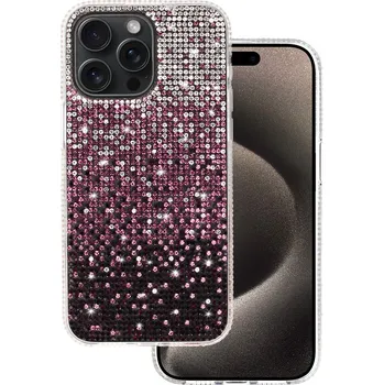 Pouzdro na mobilní telefon Pouzdro Tel Protect Diamond pro iPhone 15 Plus vínové