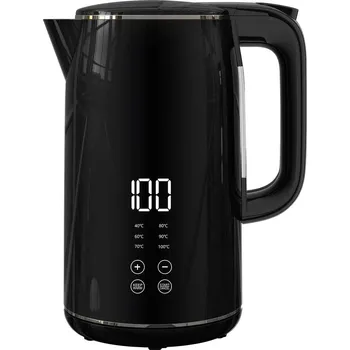 Rychlovarná konvice Kalorik TKG JK 2000 rychlovarná konvice, bezšňůrová, s displejem, černá, TKG JK 2000