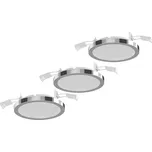 LightMe LM85660 Aqua LED vestavné svítidlo, LED, GX53, 18 W, chrom, sada 3 ks
