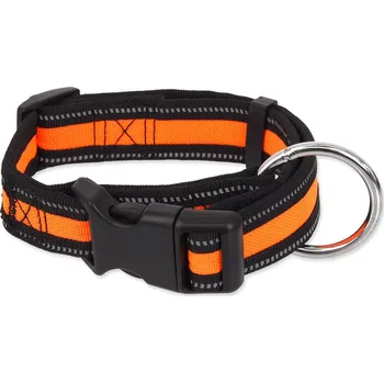 Obojek pro psa Obojek Dog Fantasy Neoprene M oranžový 2,5x34-49cm