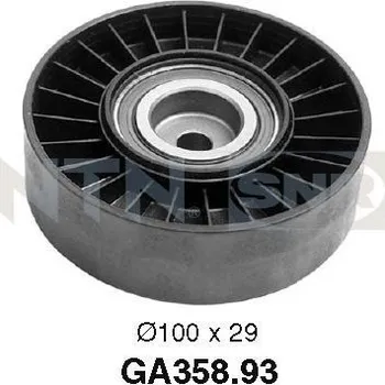 Vratná/vodicí kladka, klínový žebrový řemen SNR GA358.93