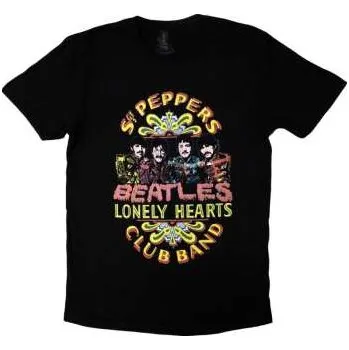 Pánské oblečení Merch The Beatles: The Beatles Unisex T-shirt: Sgt Pepper 2 (x-large) XL