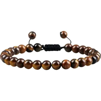 Náramek Gaira® Náramek Tygří oko 3127, Velikost perel 6 mm