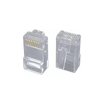 Konektor RJ45 CAT5E UTP 8p8c pro licnu 100ks bal.