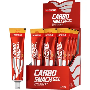 Gel Nutrend CARBOSNACK tuba, box 12x50g meruňka