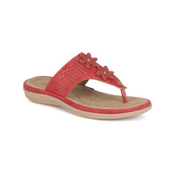 Dámské žabky Nazouváky Clara Barson WYL0510-26 Červená 41