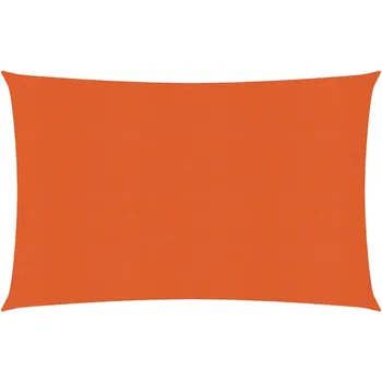 Stínicí plachta vidaXL Stínící plachta 160 g/m2 oranžová 3,5 x 4,5 m HDPE