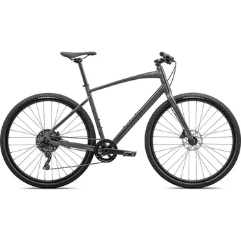 Trekové kolo Specialized Sirrus X 3.0 2024 Velikost kola: S, Barva kola: GLOSS SMOKE / SATIN REFLECTIVE DUNE WHITE, Modelový rok: 2024 GLOSS SMOKE / SATIN REFLECTIVE DUNE WHITE