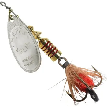 Umělá nástraha Mepps Aglia Mouche - barva stříbrná vel. 1