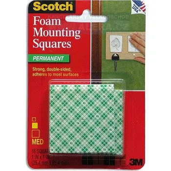 Kancelářské lepidlo Lepící páska montážní čtverec