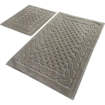 Koupelnová předložka Sada 2 kusů koupelnových předložek Bambi béžová