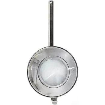 Cedník a síto Hendi 647561 Cedník špičák, z poloviny mřížka z nerezové oceli pr.245 mm