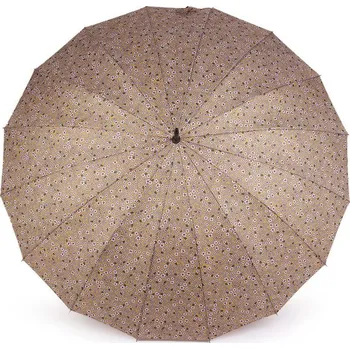 Deštník Dámský vystřelovací deštník - 4 (89 cm) krémová