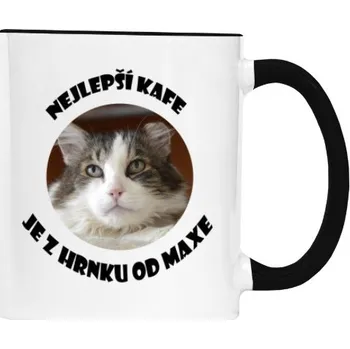 Dámské tričko Hrnek malý barevný s potiskem Maxovo kafe