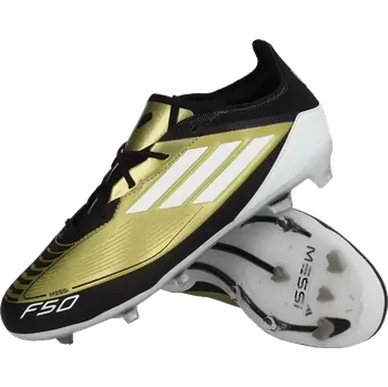 Kopačky Dětské kopačky lisovky Adidas F50 Pro Messi FG zlaté