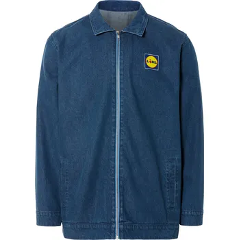 Pánská větrovka LIVERGY® Pánská džínová bunda LIDL (S (44/46), modrá)