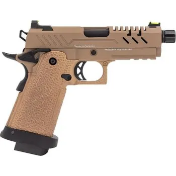 Airsoftová zbraň Vorsk Hi-Capa 3.8 Pro Tan + dárek zdarma