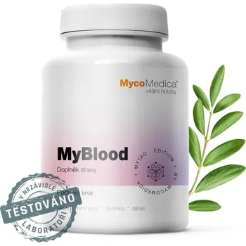 Náplast MycoMedica MyBlood 90 kapslí + Sada náplastí Hartmann Cosmos s polštářkem 5 kusů