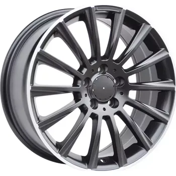 Alu kolo Alu kola Racing Line B1048, 19x9 5x112 ET45, černá + leštěný límec
