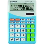 Kalkulačka Sharp ELM332BBL, modro-bílá, stolní, desetimístná