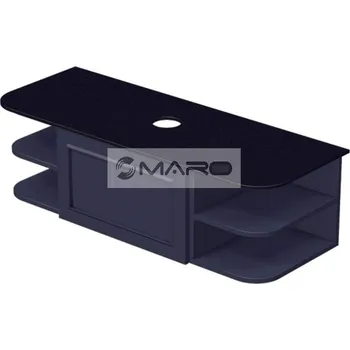 Koupelnový nábytek Smart50 Grifel Skříňka pod umyvadlovou mísu, s 1 zásuvkou, s výřezem O, závěsná, odklad L/P, 124 x 36,2 x 50 cm, modrá, GRIF2 120 1Z RAD L/P 410