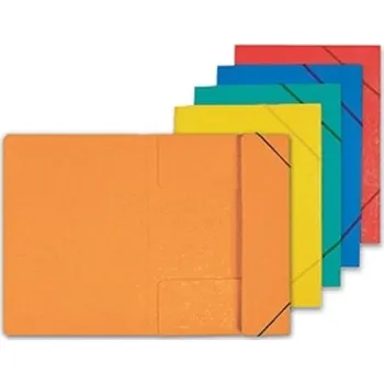 Archivační box Mapa 3klopá prešpánová +guma modrá