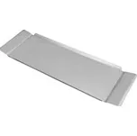 Podnos 45 x 15 cm do vitrín, nerezový