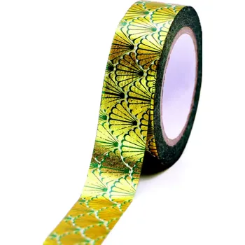 Lepicí páska Dekorační páska GG FT 933240 Golden shell 10m x 15mm