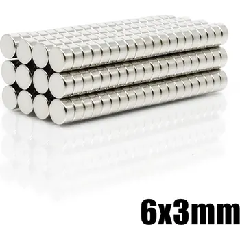 Dekorativní magnet Neodymový kulatý magnet 6x2,7mm (Voron) N35