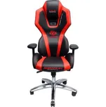 Herní křeslo E-Blue Auroza podsvícené červené