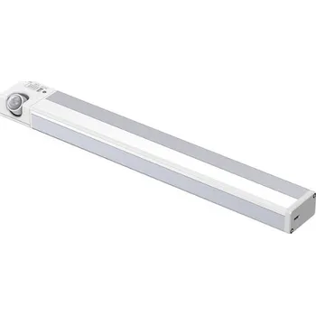 LED lišta Nabíjecí magnetické LED světlo do skříně s čidlem pohybu 2,5W 200lm 30cm, teplá