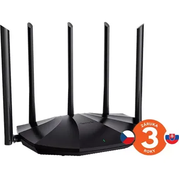 Tenda TX2 Pro AX1500 WiFi6 Router, 1x GWAN, 3x GLAN, IPv6, 5x 6dBi anténa, WPA3, CZ App