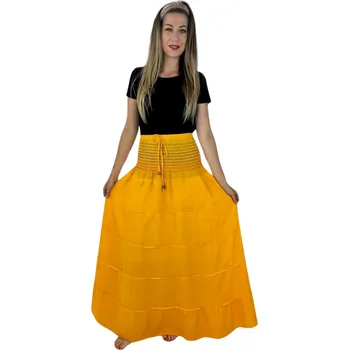Dámská sukně Sukně a šaty v jednom jasně žluté