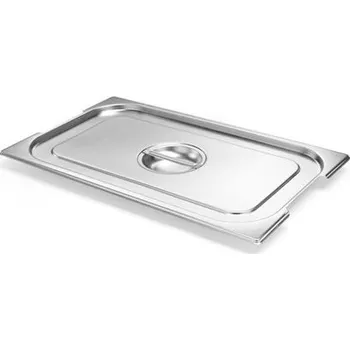 Víko pro nádoby GN s výřezem pro rukojeti, HENDI, Budget Line, GN 1/1, 530x325mm 817810H