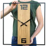 Nástěnné hodiny ModernClock hnědé 49 Cm