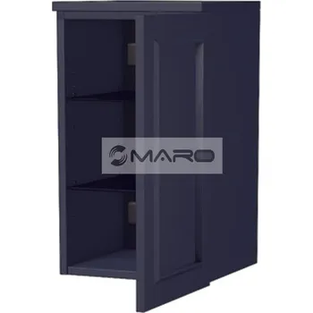 Koupelnový nábytek Smart50 Grifel Skříňka horní s 1 dveřmi 34,7 x 60 x 22 cm, závěsná, pravá, modrá, GRIF HZ 35 1D P 410