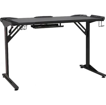 Psací stůl Pracovní stůl B LED černá