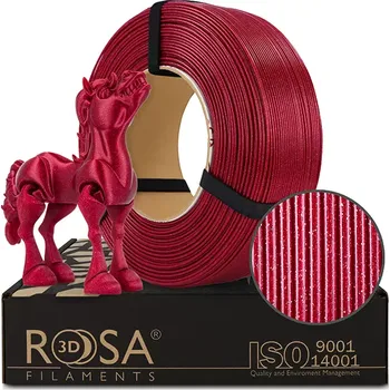 Filament ReFill ROSA3D / PLA GALAXY / VÍNOVĚ ČERVENÁ / 1,75 mm / 1 kg